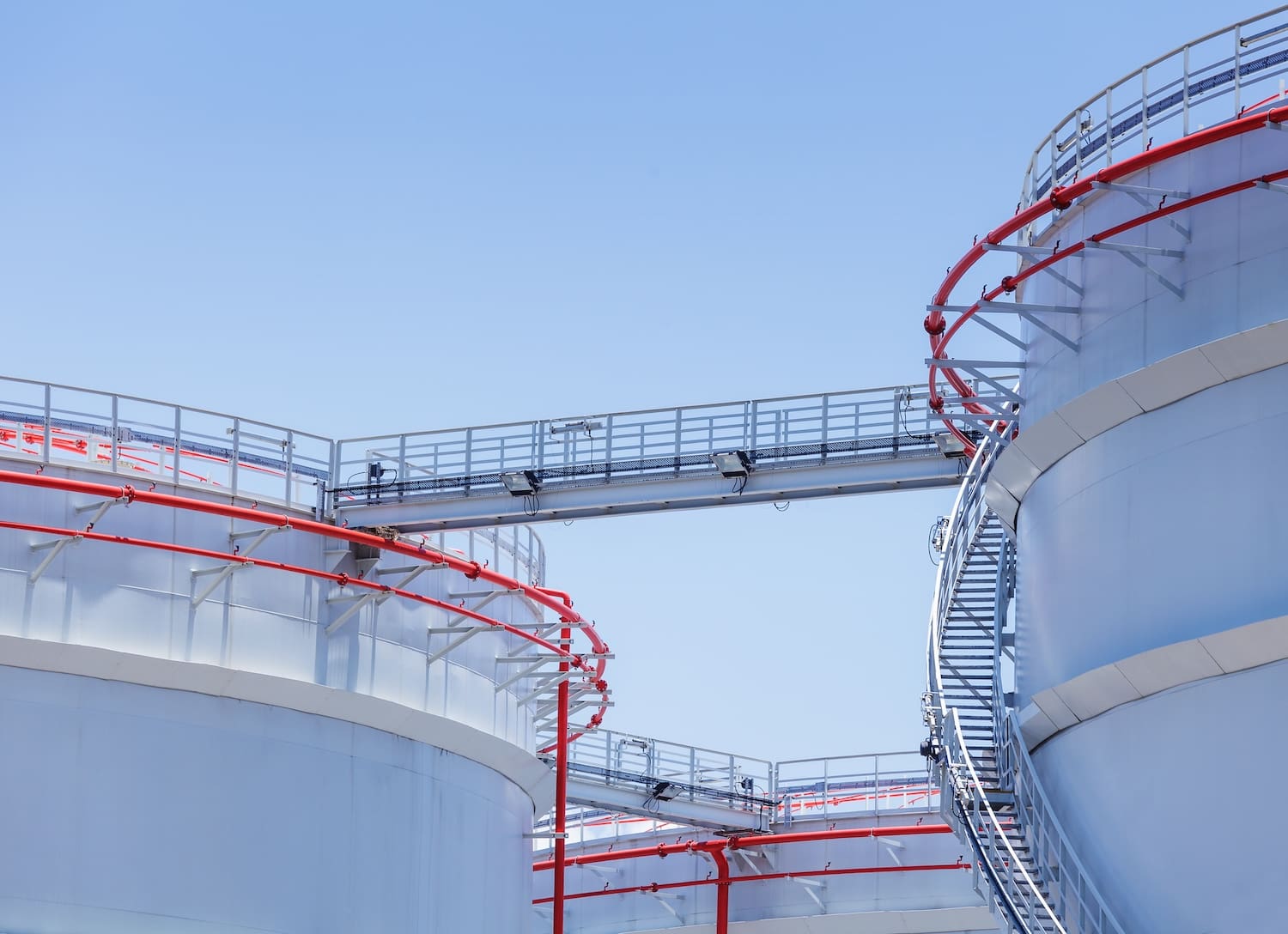 Large fuel storage tanks